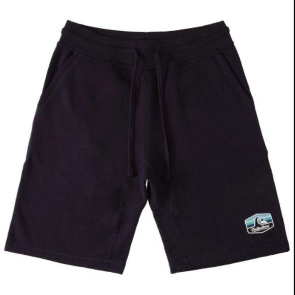 NWT Men's Quiksilver Town Hall Fleece Shorts MSRP $40 Navy Blazer - Picture 1 of 2